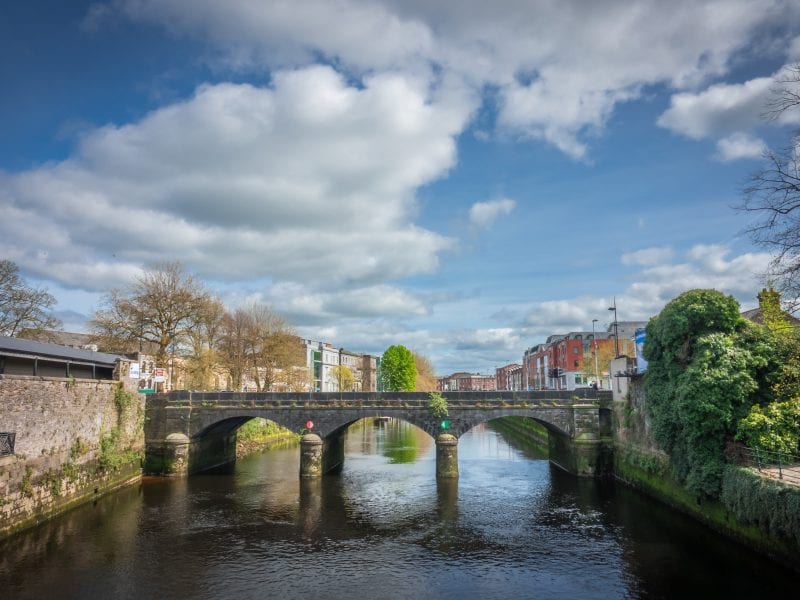 One of the old stone bridges in Limerick city, Ireland